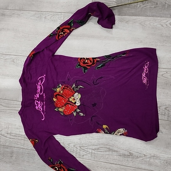 Ed Hardy sweater 😍 ❤️ - Picture 6 of 14